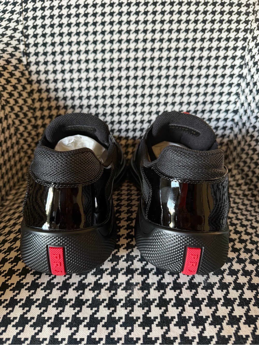 Prada Black Patent - BRAND NEW IN BOX! Never Worn! ONLY Sz. 14 ON THE MARKET! - Picture 6 of 9